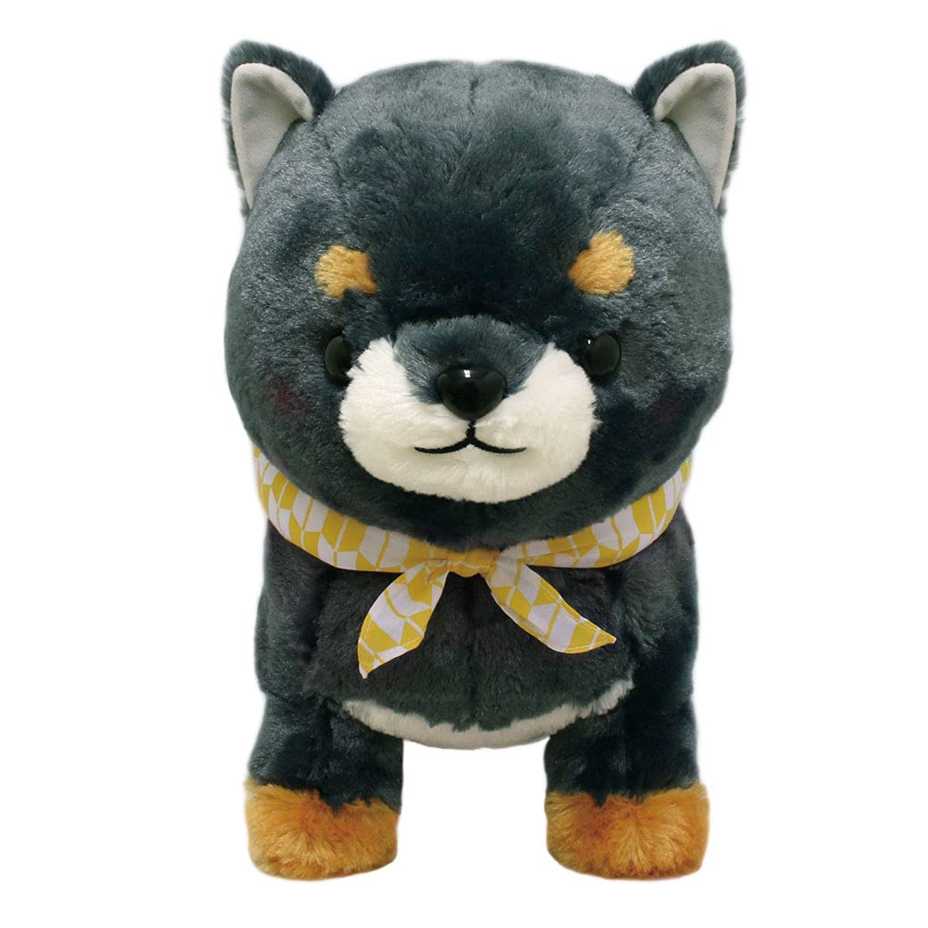 【中古】【非常に良い】アミュファン 豆しば三兄弟BIGぬいぐるみ 豆ジロー