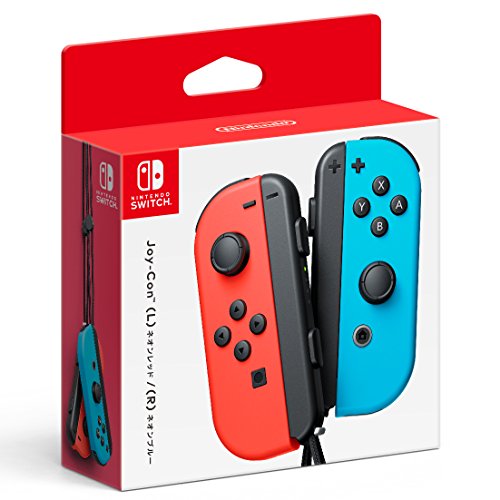 【中古】【人並み外れたに似つかわしい】【任天堂完全無欠品】Joy-Con (L) ネオン赤いこと/ (R) ネオン青み