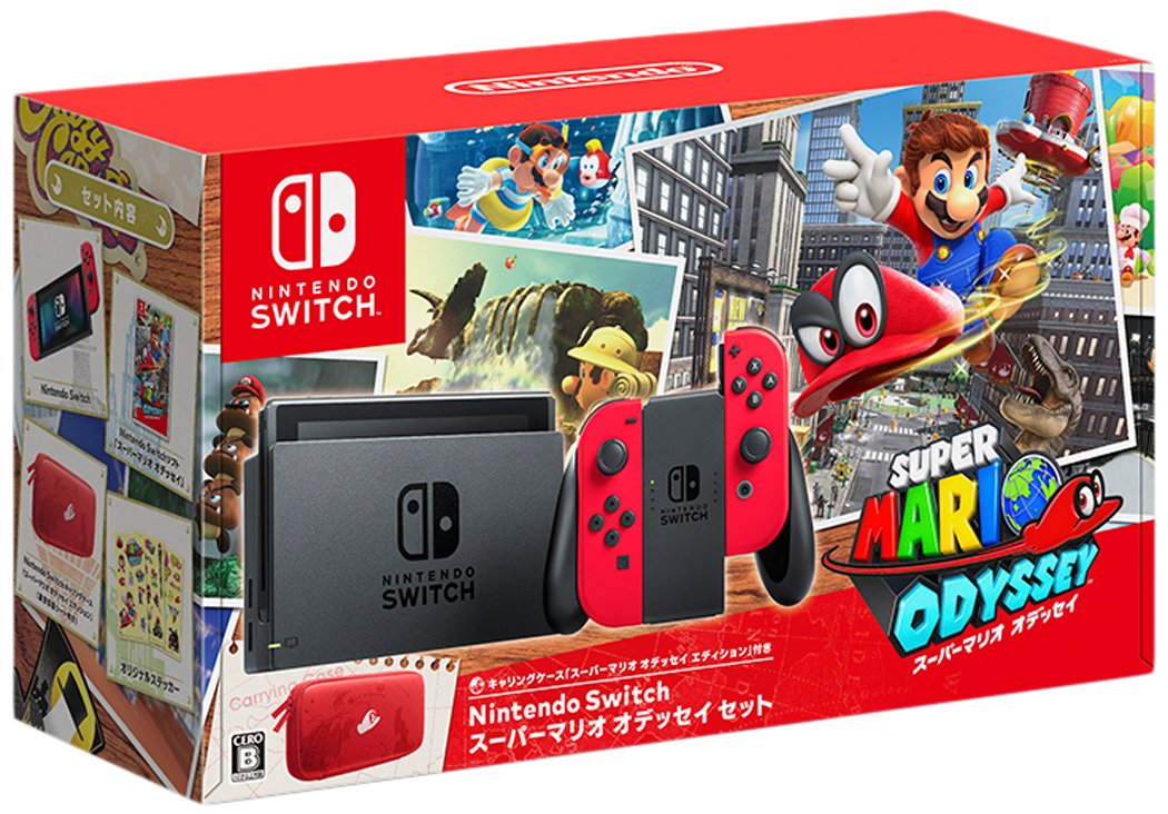 楽天市場】Nintendo 任天堂/スイッチ本体スーパーマリオオデッセイ