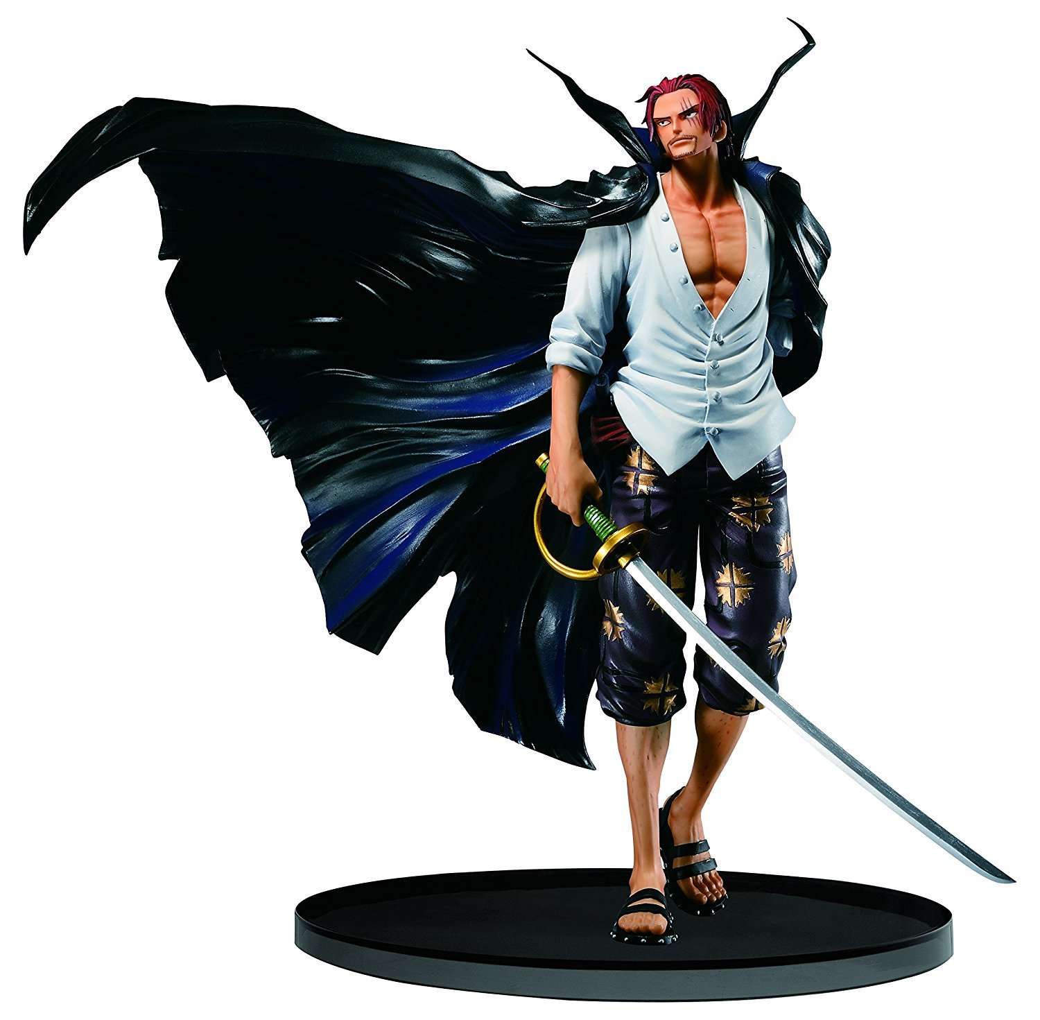 【中古】【非常に良い】ワンピース BANPRESTO WORLD FIGURE COLOSSEUM 造形王頂上決戦 vol.2 【シャンクス 通常カラーver.】 バンプレスト プライズ 18cm