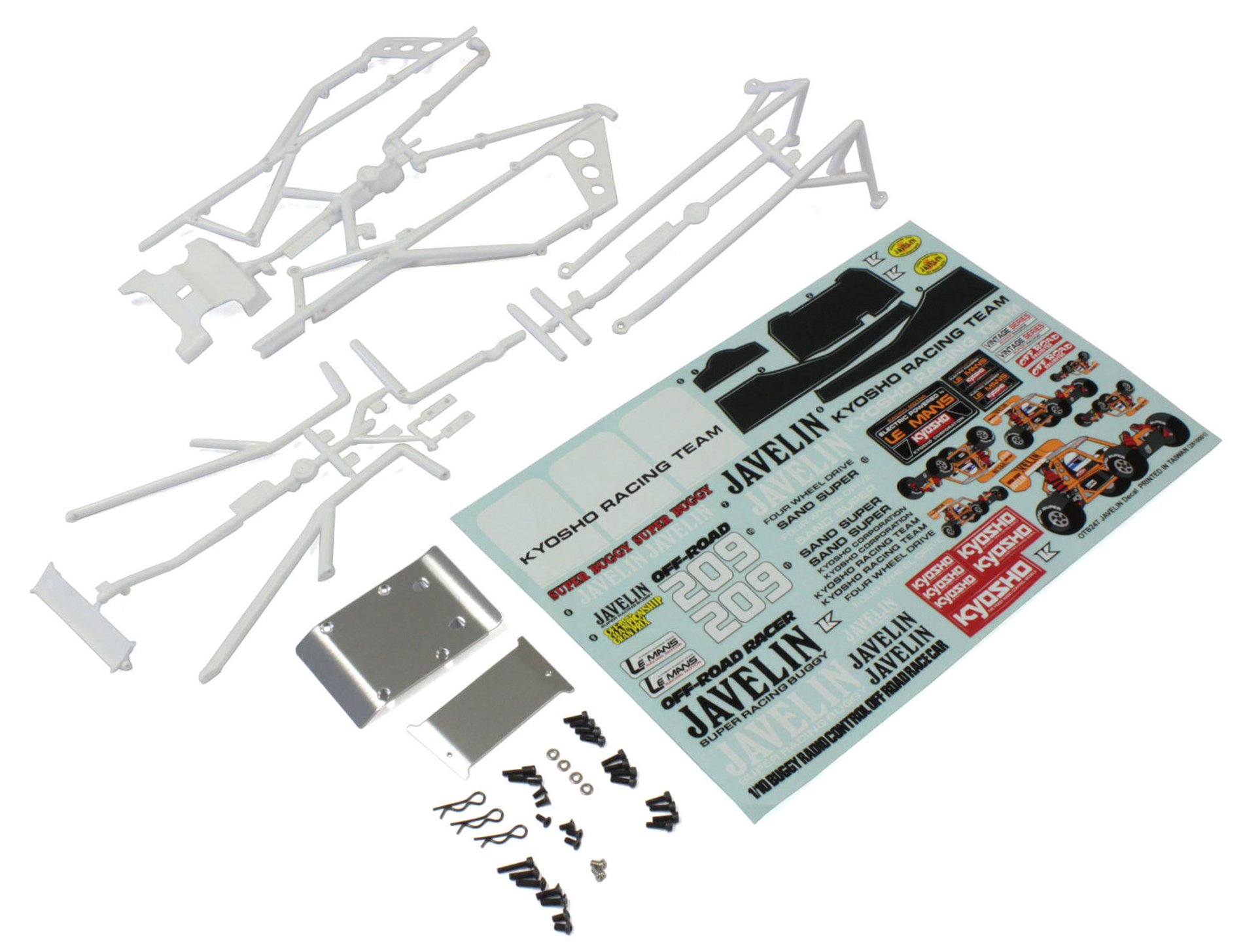 【中古】【非常に良い】京商 ボディ ホワイト ジャベリン用 ラジコン用パーツ OTB247W｜ドリエムコーポレーション