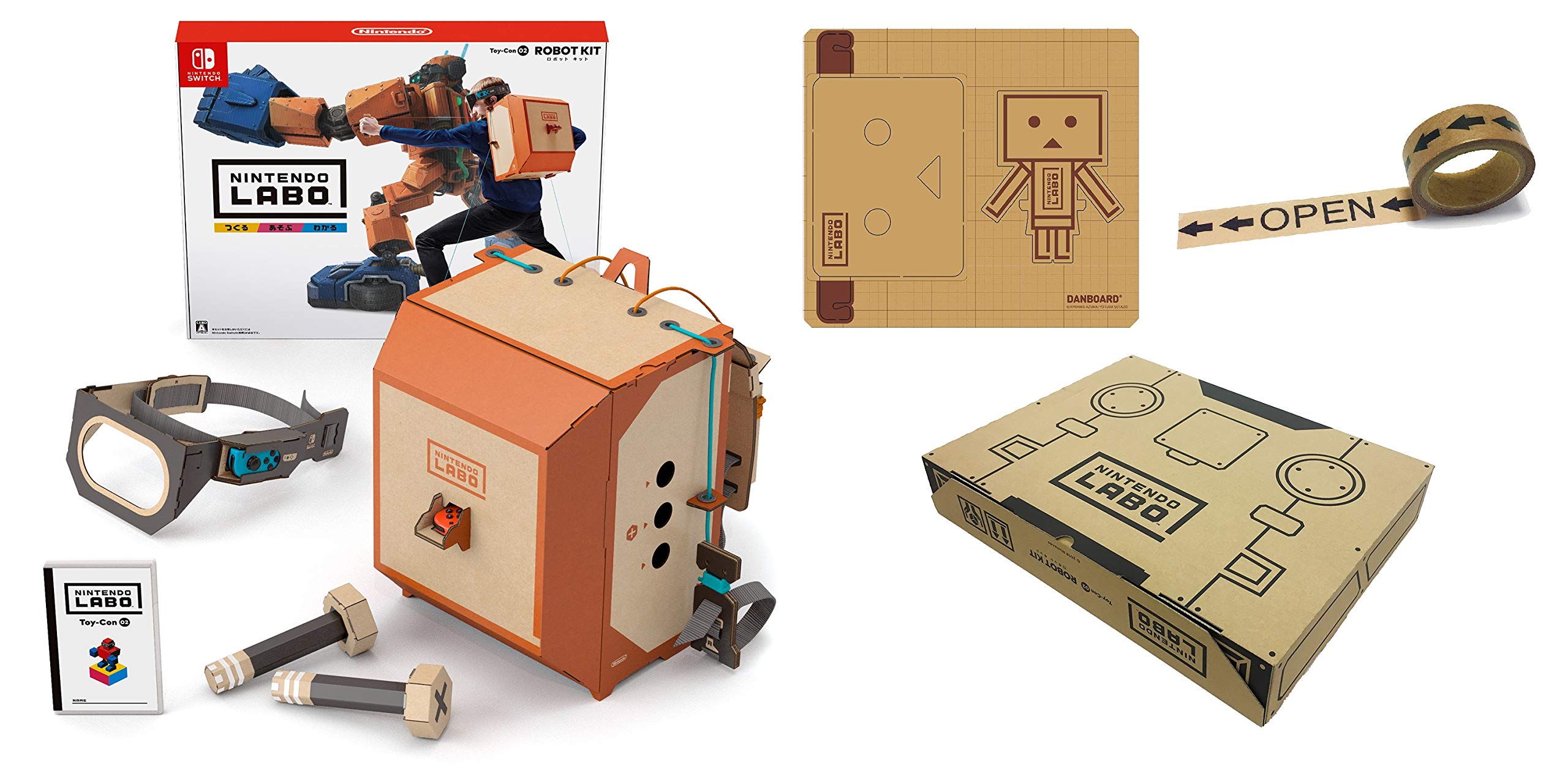 【中古】【非常に良い】Nintendo Labo Toy-Con 02: Robot Kit アイテム未定 付 - Switch