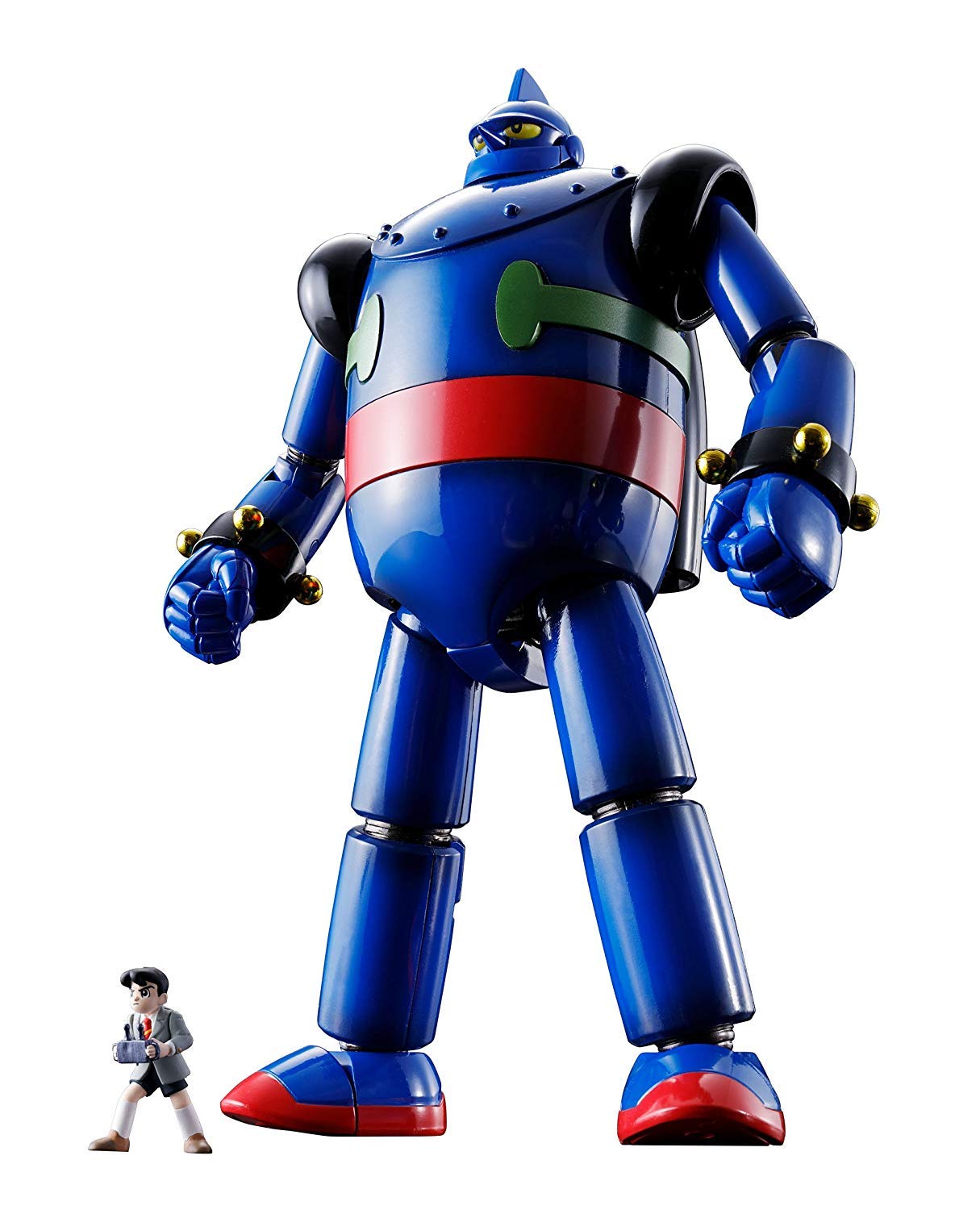 【中古】【非常に良い】TAMASHII NATIONS 超合金魂 鉄人28号 GX-24R 鉄人28号(1963) 楽曲搭載バージョン 約190mm ABS&PVC製 塗装済み可動フィギュア