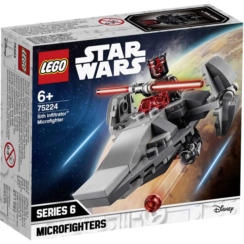 【中古】【人並み外れたに似つかわしい】レゴ(LEGO) スター・ウォーズ シス・インフィルトレーター マイクロ攻撃機 75224 立ちはだかる 手あそび 御坊っちゃん