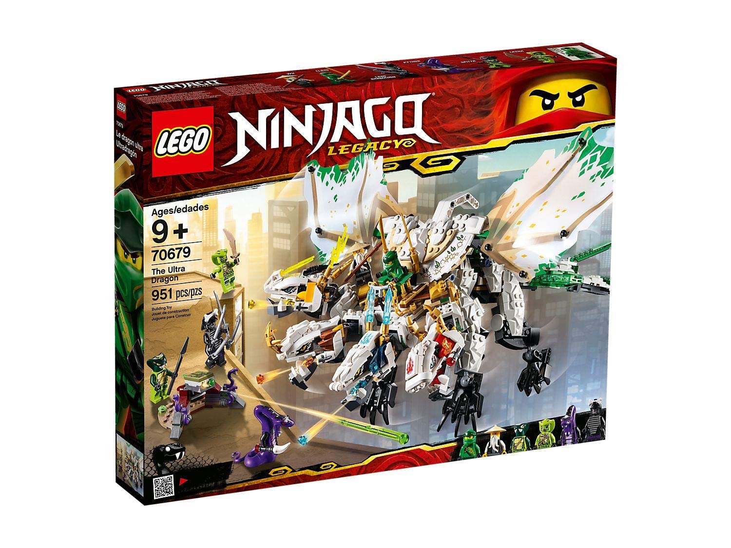 【中古】【非常に良い】レゴ(LEGO) ニンジャゴー 究極のウルトラ・ドラゴン:アルティメルス 70679 ブロック おもちゃ 男の子画像