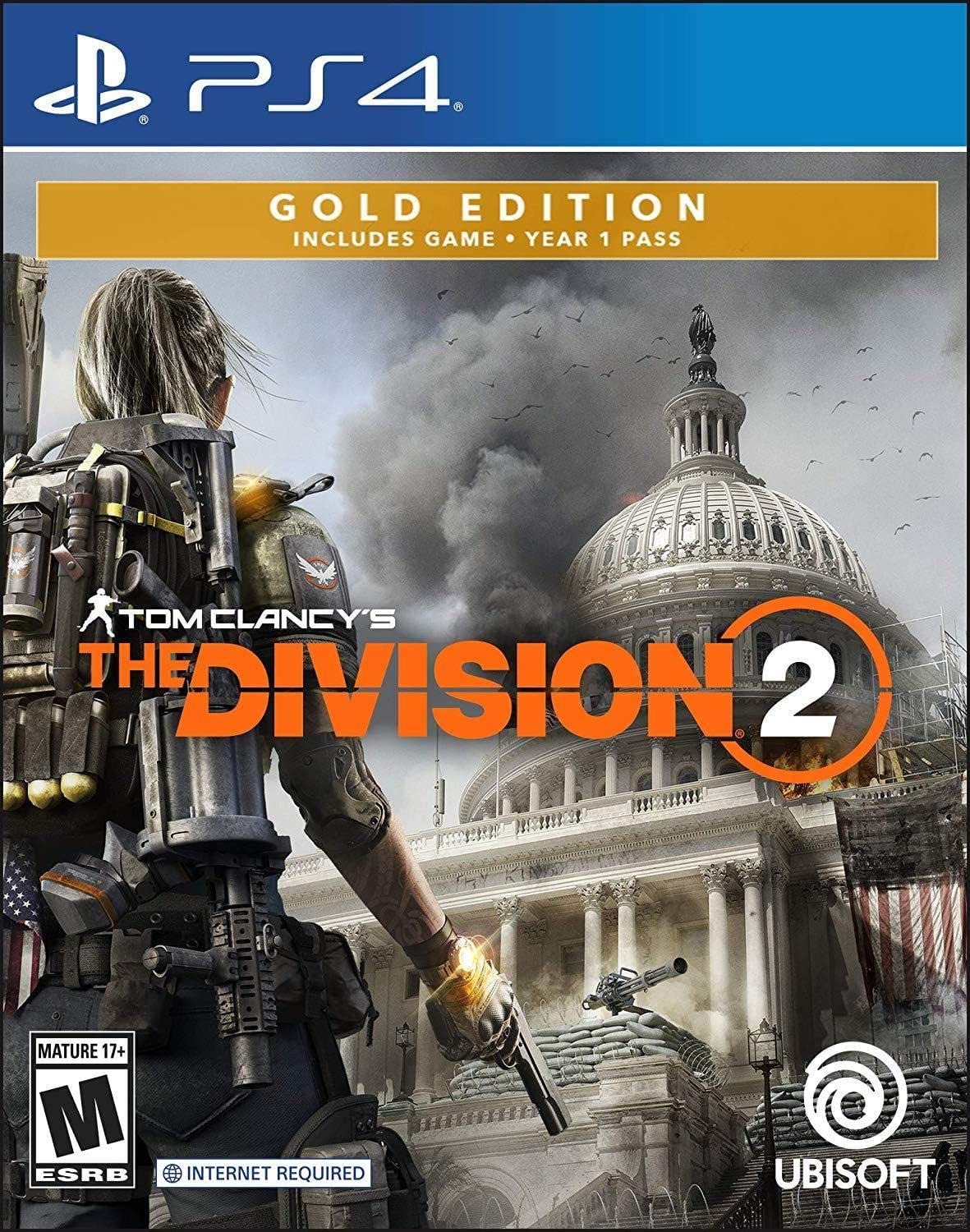 【中古】【非常に良い】Tom Clancys The Division 2 - Gold Steelbook Edition (輸入版:北米) - PS4