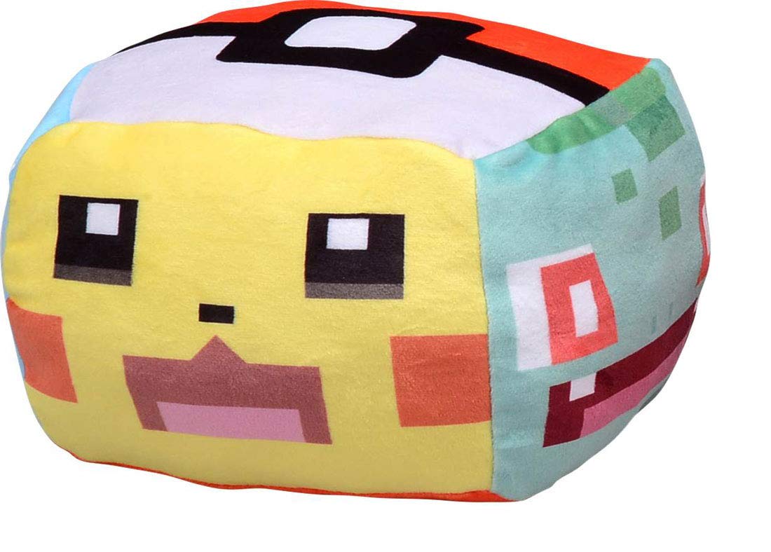 【中古】【非常に良い】ポケットモンスター ポケモンクエスト ポクセルクッションぬいぐるみ ピカチュウとなかまたち