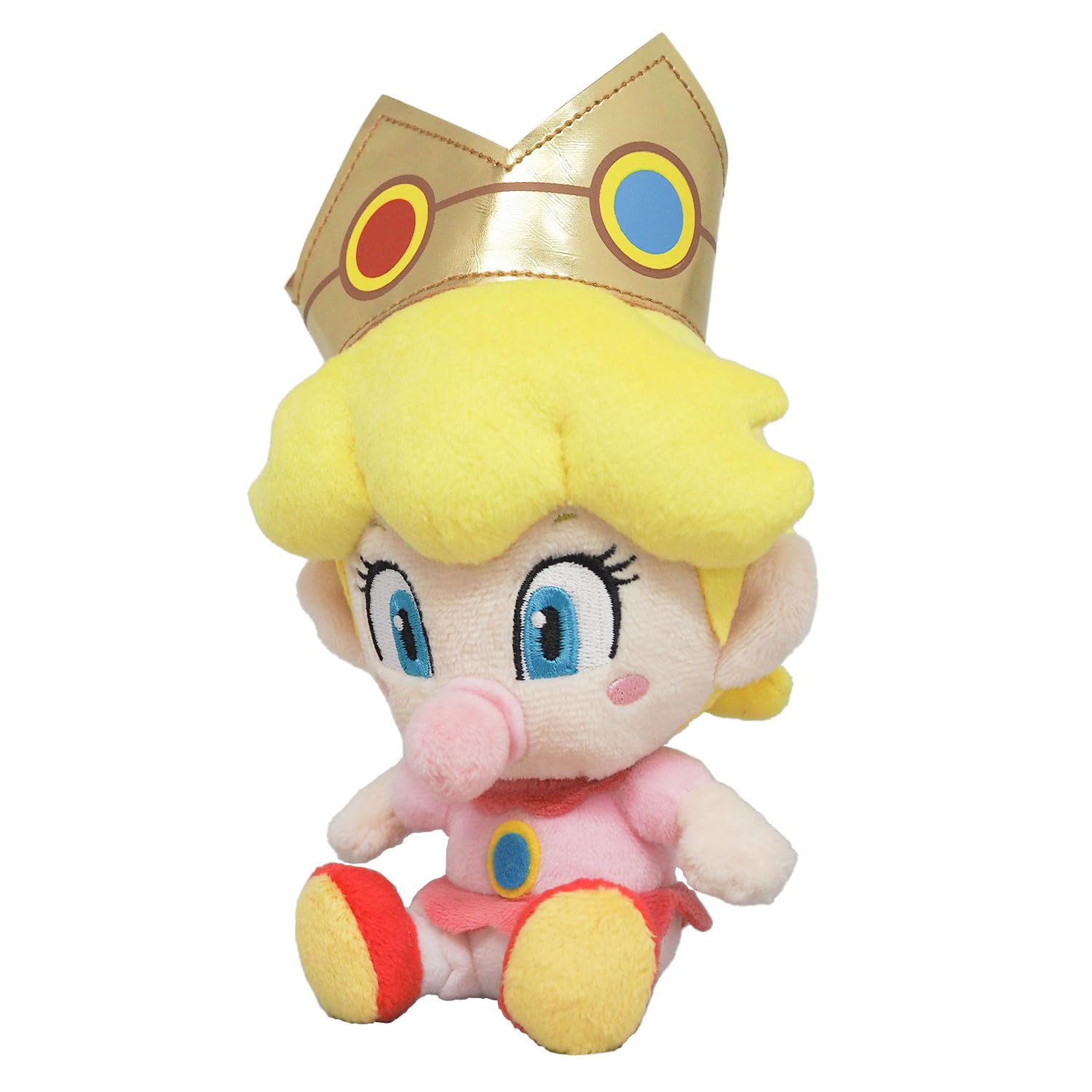 【中古】【非常に良い】三英貿易(Sanei Boeki) スーパーマリオ ALL STAR COLLECTION ベビィピーチ (S) W10×D8.5×H17.5cm ぬいぐるみ AC54