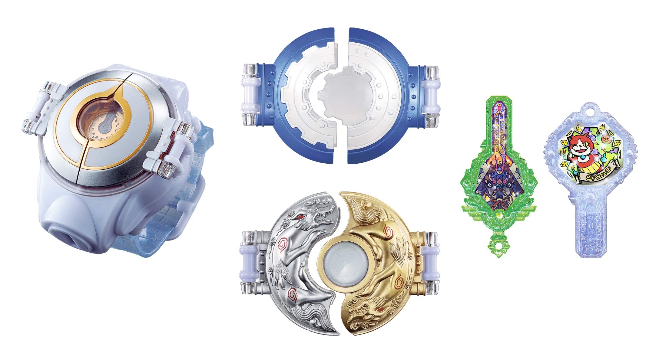 【中古】【非常に良い】妖怪ウォッチ DX妖怪ウォッチエルダ零&神 コンプリートセット