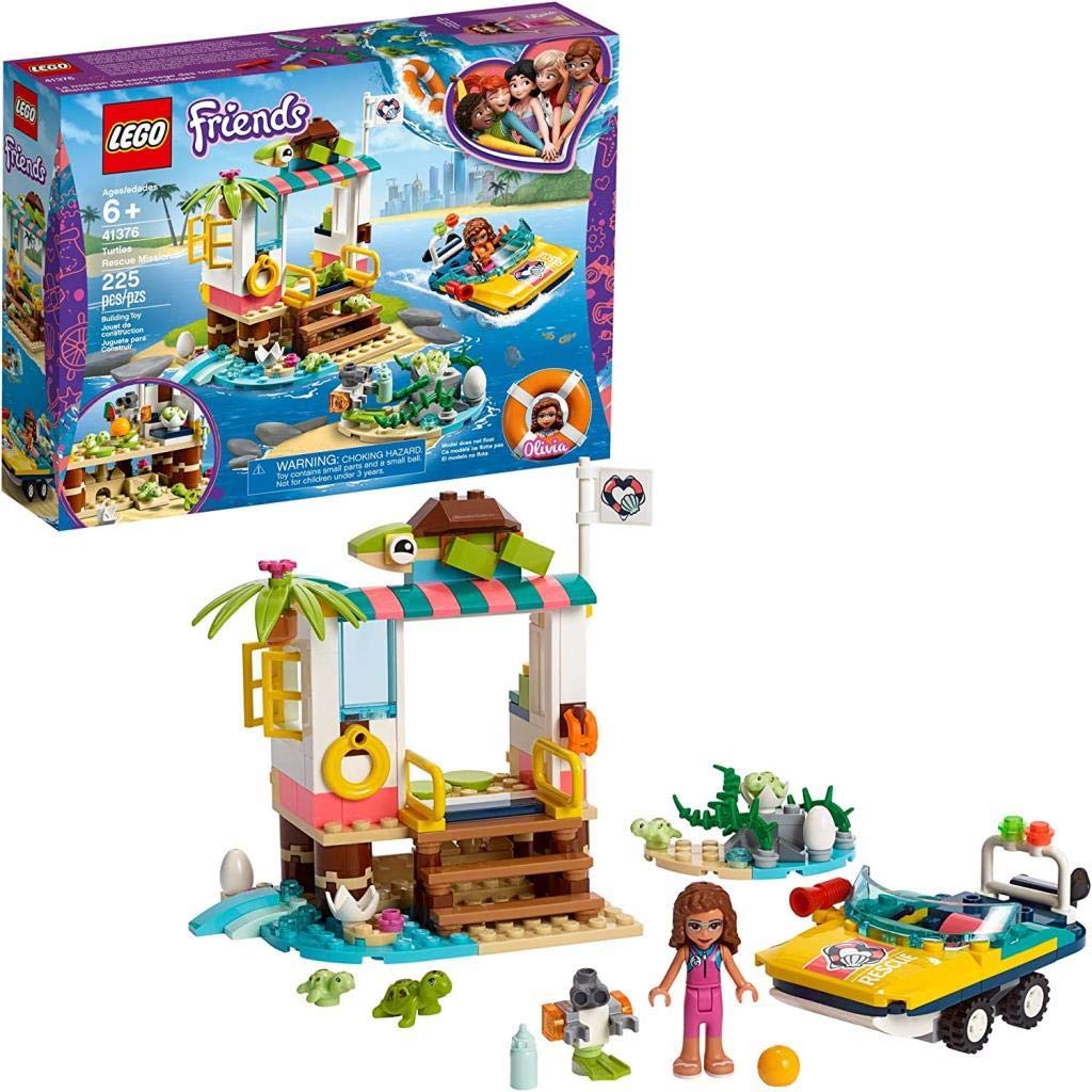 【中古】【人並み外れたに似つかわしい】レゴ(LEGO) フレンズ うみがめのレスキュー真っただ中 41376 立ちはだかる 手あそび うしろ帯