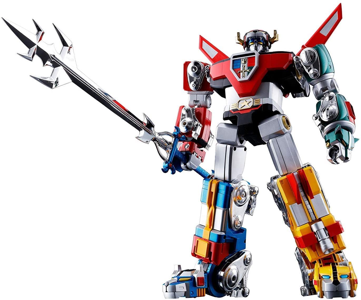 【中古】【非常に良い】TAMASHII NATIONS 超合金魂 GX-71SP 百獣王ゴライオン/VOLTRON CHOGOKIN 50th Ver. 約270mm ABS&PVC&ダイキャスト製 塗装済み可動フィギュ|ドリエムコーポレーション