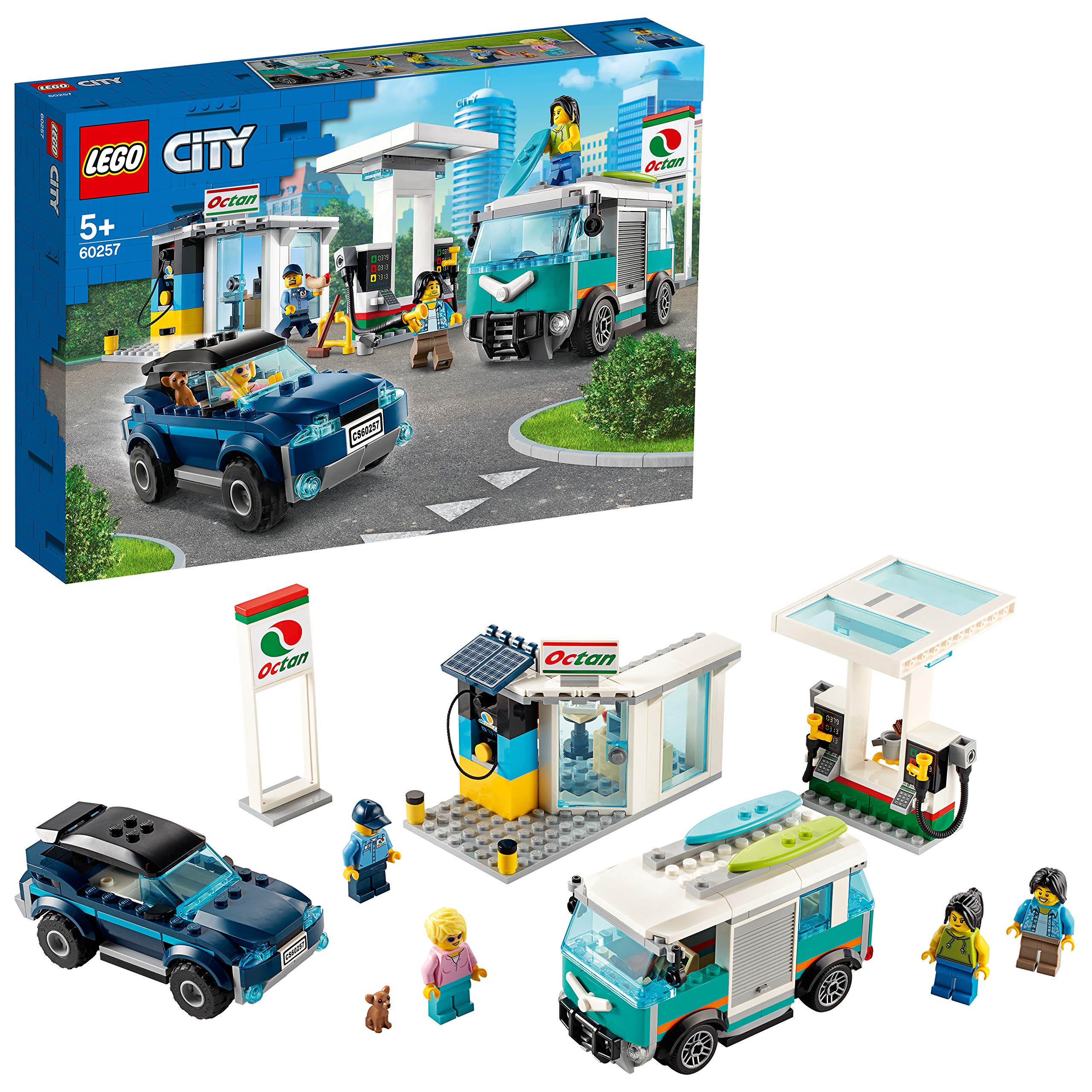 【中古】【人並み外れたに好いたらしい】レゴ(LEGO) シティ 給油所 60257