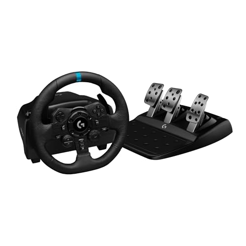 【中古】【非常に良い】Logicool G(ロジクール G) USB ハンコン G923 グランツーリスモ7 動作確認済み PS5 PS4 PC ハンドル コントローラー レーシング ゲーム フォースフィードバックシステ｜ドリエムコーポレーション