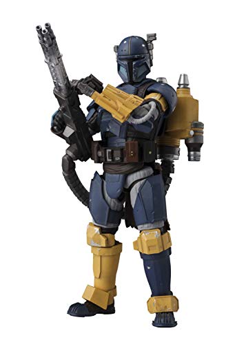 【中古】【非常に良い】TAMASHII NATIONS S.H.フィギュアーツ スター・ウォーズ 重歩兵マンダロリアン (STAR WARS:The Mandalorian)