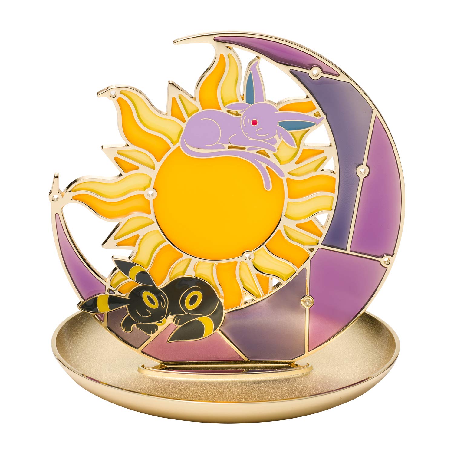 【中古】【人並み外れたに好いたらしい】ポケモンセンターオリジナル Pok?mon accessory 付属品照明ランプ ブラッキー\u0026エーフィ おもちゃ-その他
