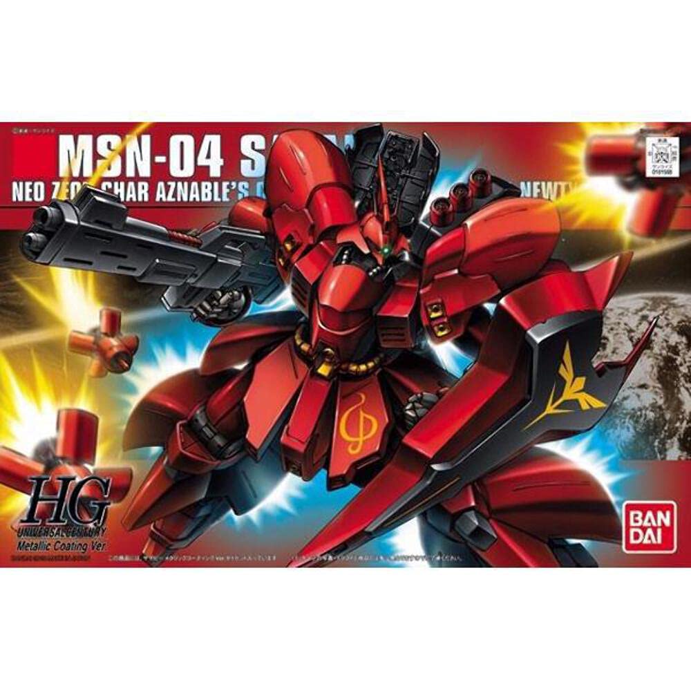 【中古】【非常に良い】HGUC 1/144 MSN-04 サザビー メタリックコーティングバージョン (機動戦士ガンダム 逆襲のシャア)