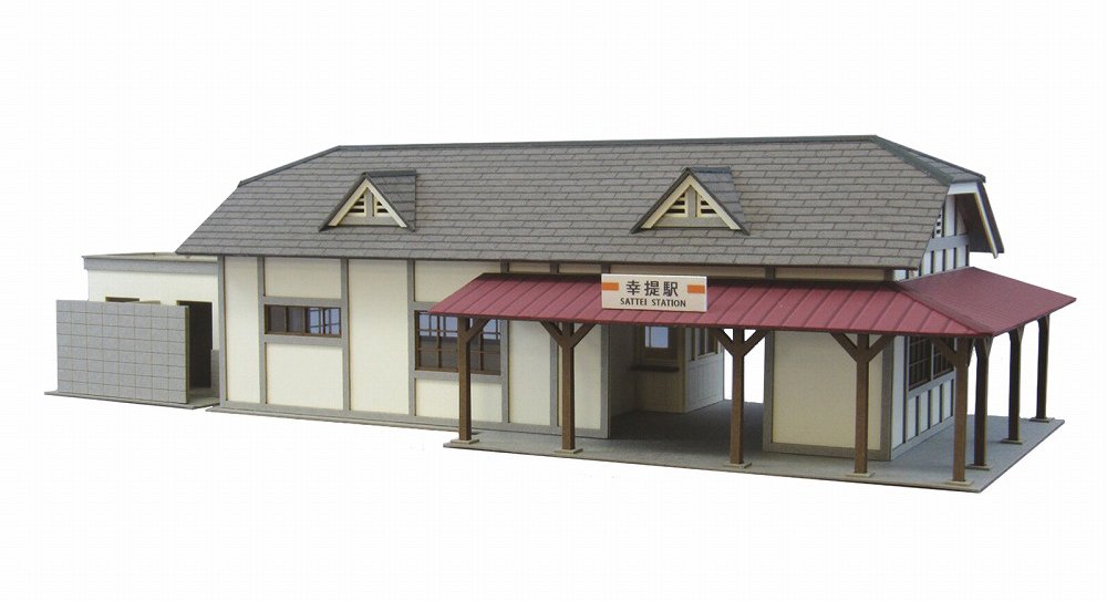 【中古】【人並み外れたに好いたらしい】さんけい 1/87 見晴らしつづき物 駅舎-3 MK05-12 調査報告手工芸品