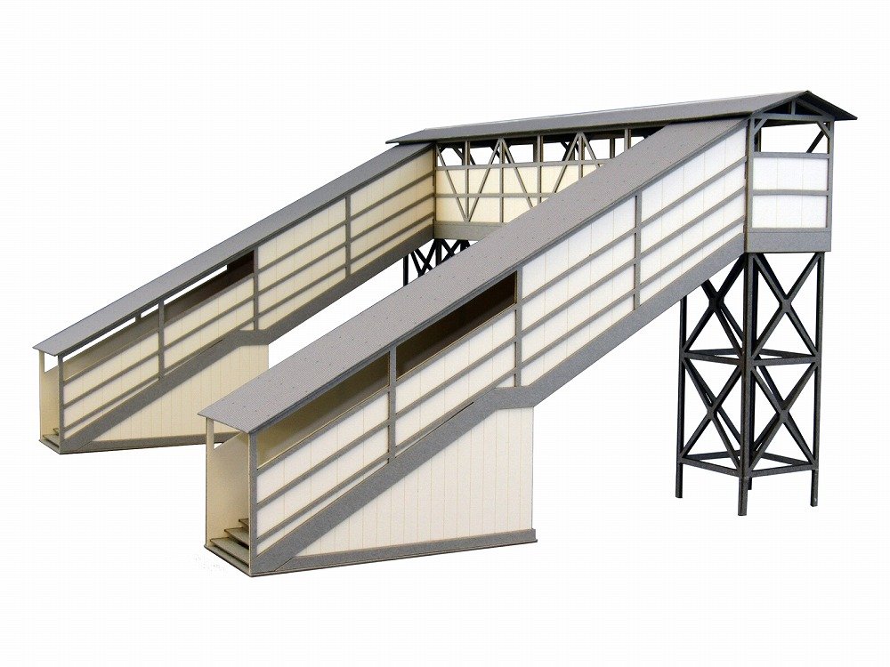 【中古】【非常に良い】さんけい 1/87 情景シリーズ 跨線橋 MK05-13 ペーパークラフト｜ドリエムコーポレーション