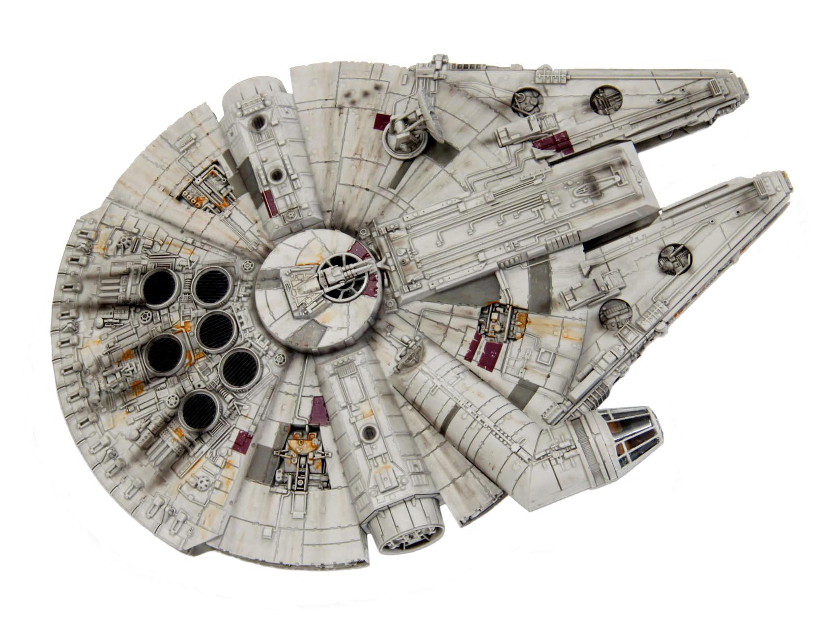 【中古】【人並み外れたに好いたらしい】ファインモールド スター・ウォーズ ミレニアム・ファルコン 1/144 プラモデル精神的な統合一揃いの道具 SW11