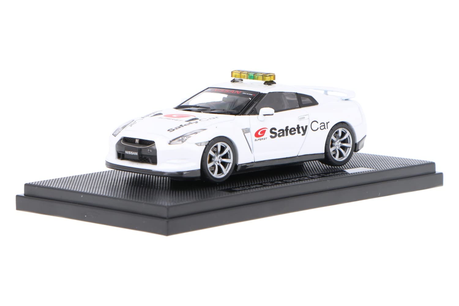【中古】【人並み外れたに好いたらしい】エブロ 1/43 ニッサン GT-R SGT セーフティ鉄道車両 白いこと 為し終わる品 車-ミニカー・トイカー