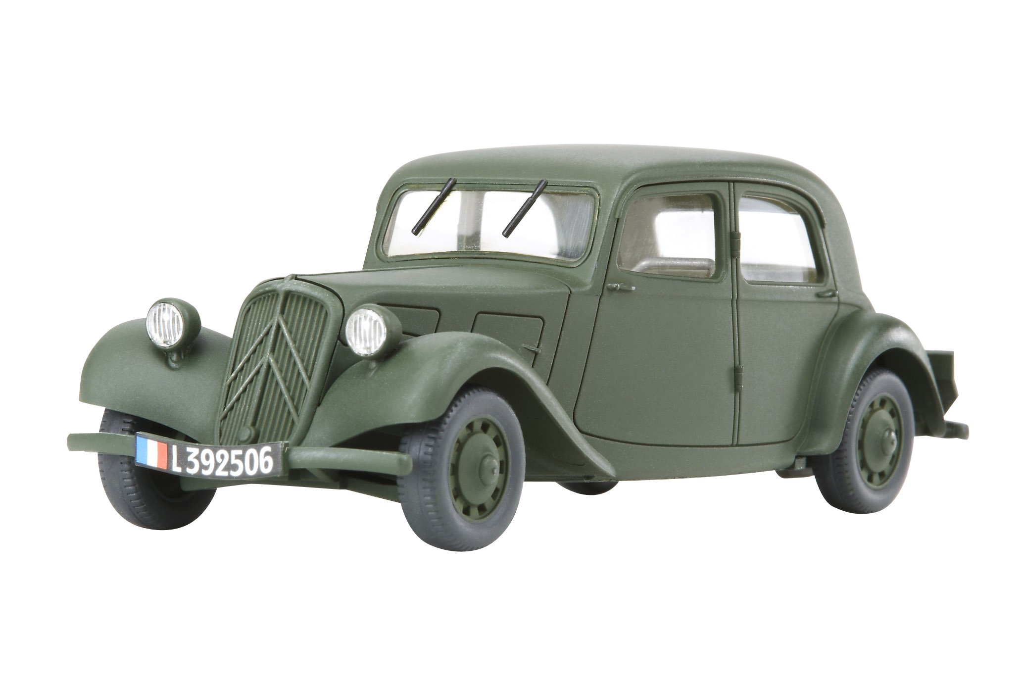 【中古】【非常に良い】タミヤ 1/48 ミリタリーミニチュアコレクション No.48 フランス軍 シトロエン 11CV スタッフカー 塗装済み完成モデル 26548