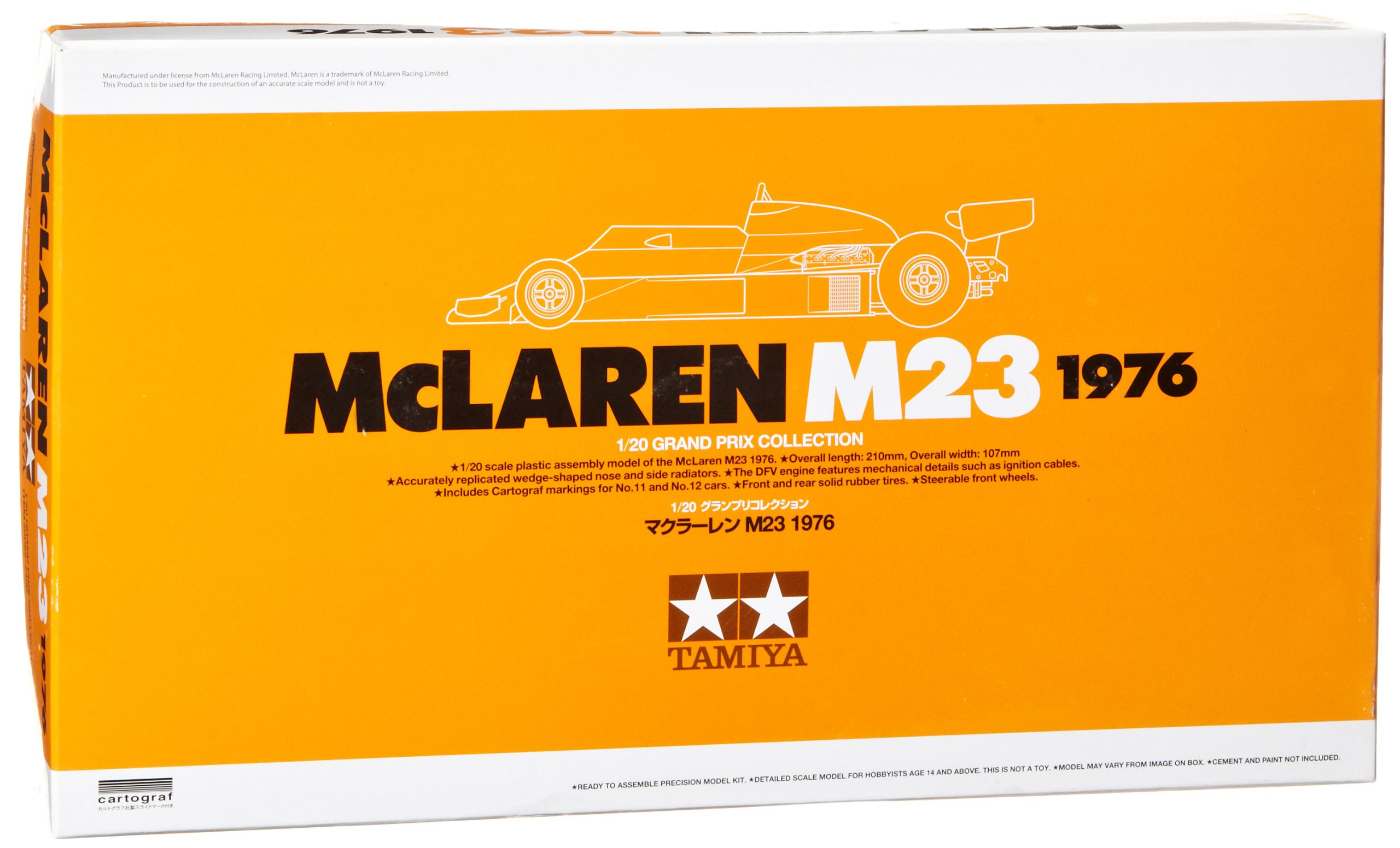 【中古】【非常に良い】タミヤ 1/20 グランプリコレクション No.62 マクラーレン M23 1976
