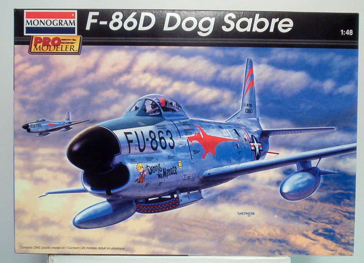 【中古】【非常に良い】モノグラム プロモデラー 1/48 F-86D セイバードッグ