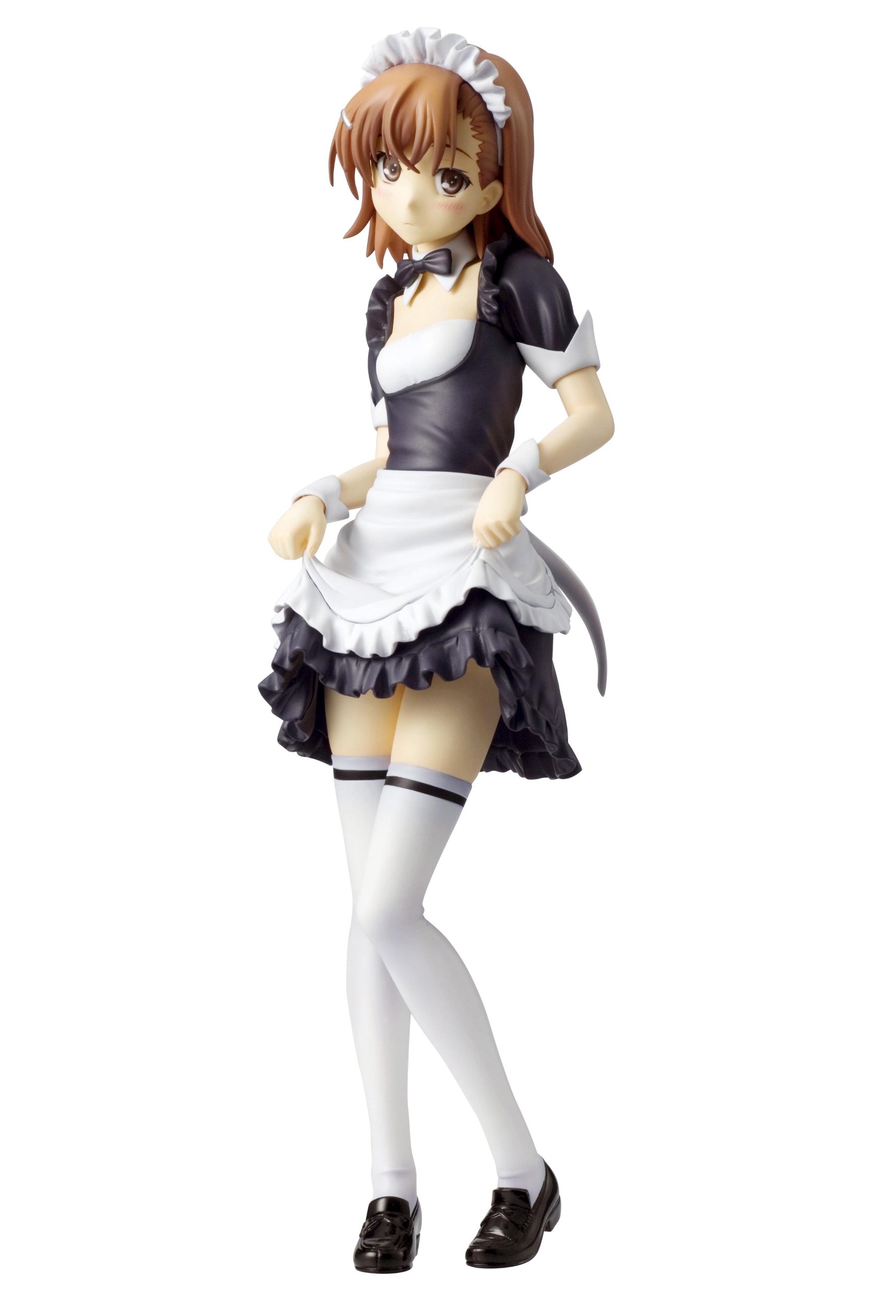 【中古】【非常に良い】コトブキヤ とある科学の超電磁砲 御坂美琴 -とあるメイド姿の超電磁砲 レールガン- 1/6スケール PVC塗装済み完成品｜ドリエムコーポレーション