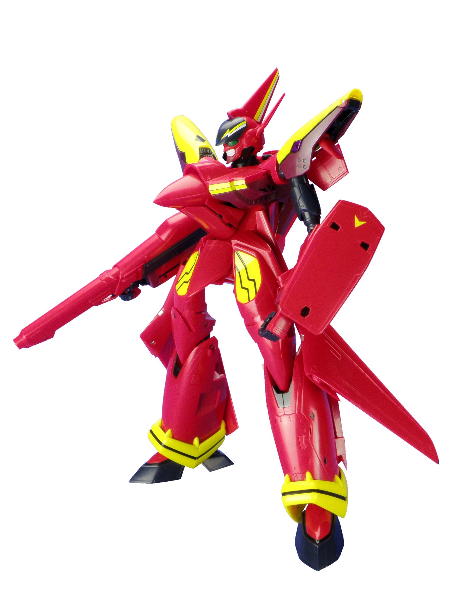 【中古】【非常に良い】1/60 完全変形 VF-19改 ファイヤーバルキリー 塗装済み完成品|ドリエムコーポレーション