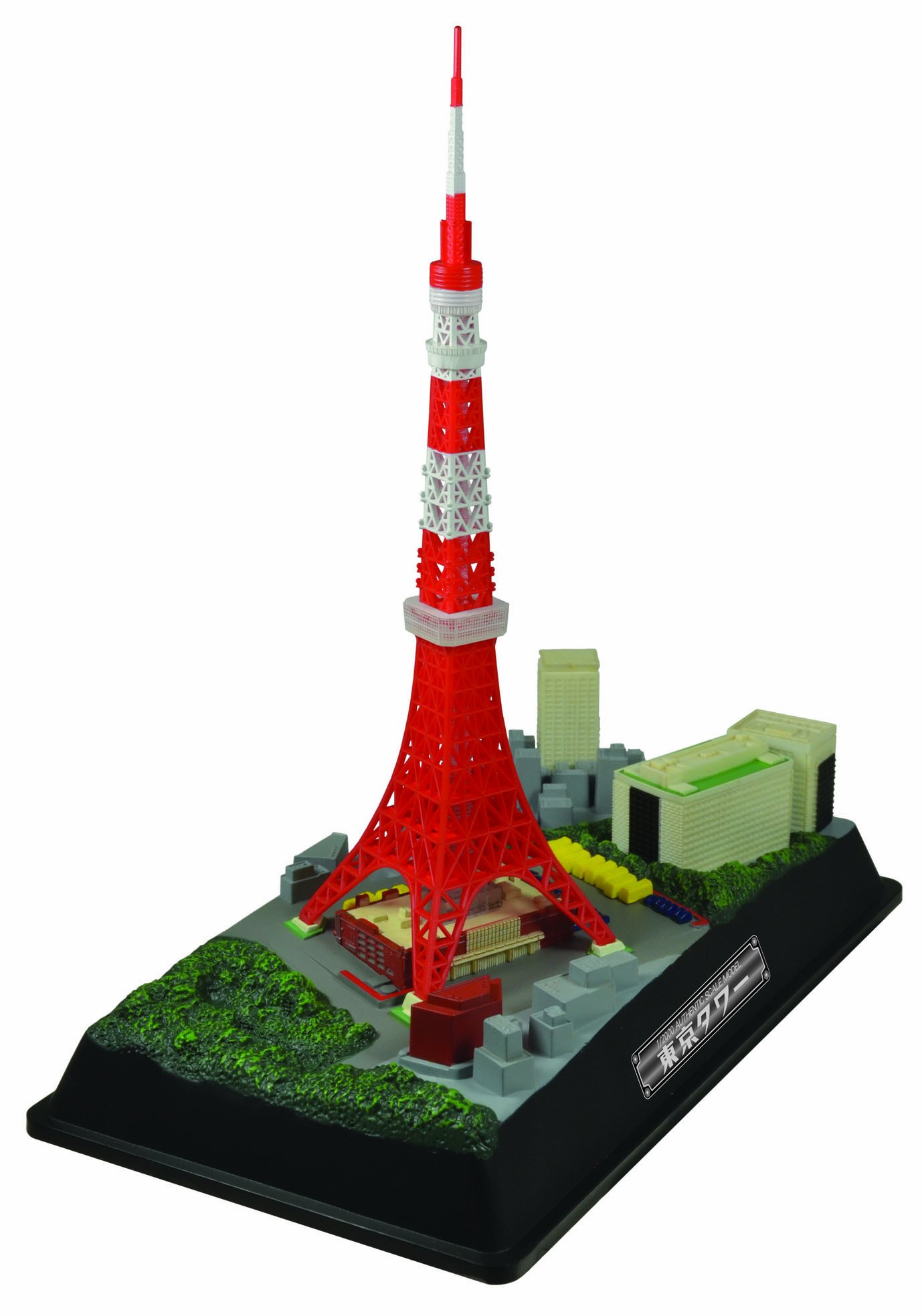 【中古】【非常に良い】童友社 1/2000 タワーシリーズ 東京タワー LEDライト付 彩色済みプラモデル