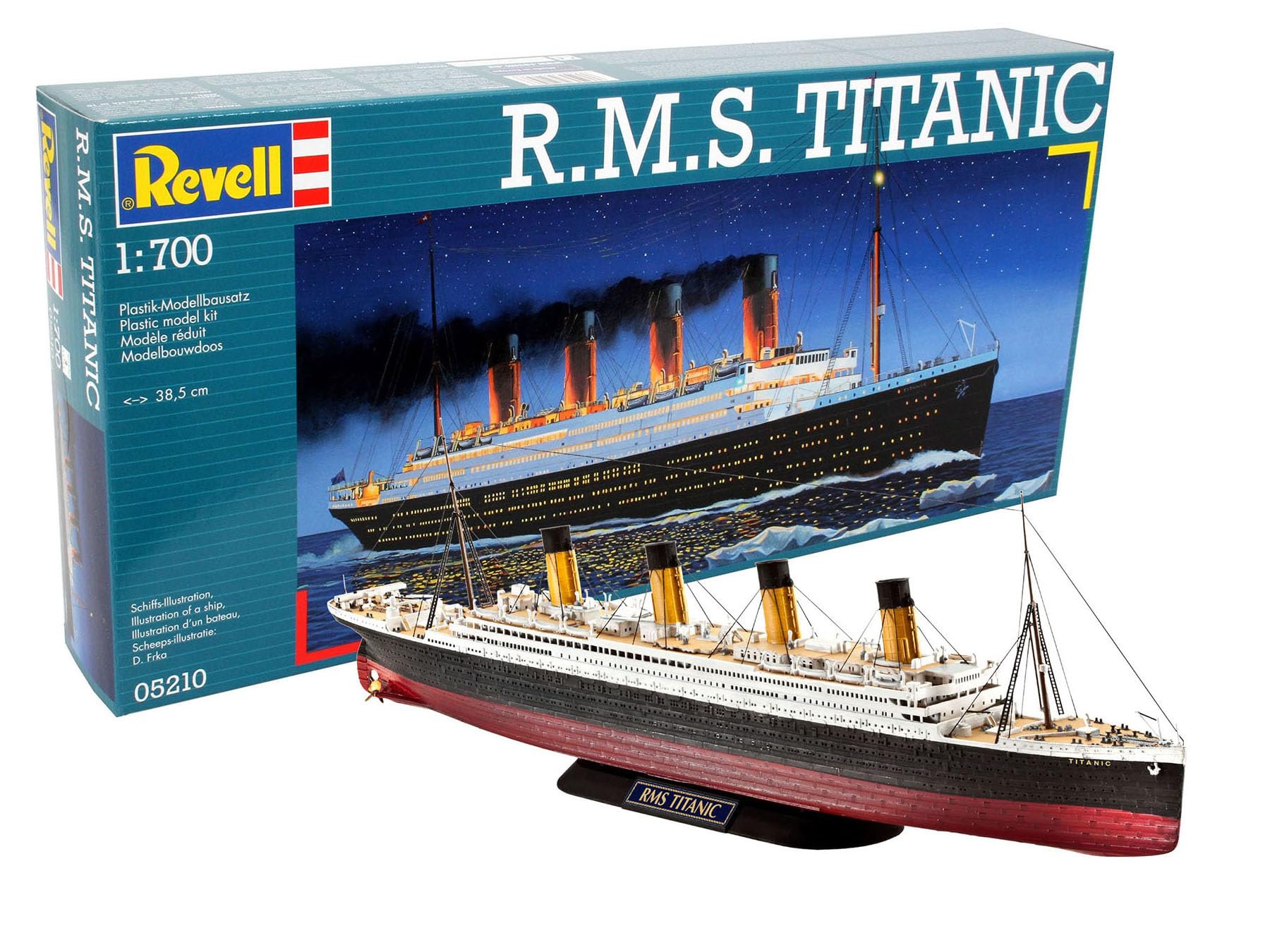 【中古】【非常に良い】ドイツレベル 1/700 R.M.S.タイタニック 05210 プラモデル
