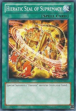 【中古】【人並み外れたに好いたらしい】遊び戯れる王 英語版 Hieratic Seal of Supremacy (GAOV-EN057) - Galactic Overlord - Unl...