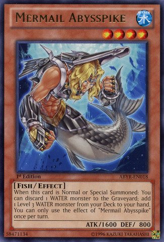 【中古】【人並み外れたに好いたらしい】遊び戯れる王 英語版 水精鱗?アビスパイク (ABYR-EN018) - Abyss Rising - Unlimited Edition...