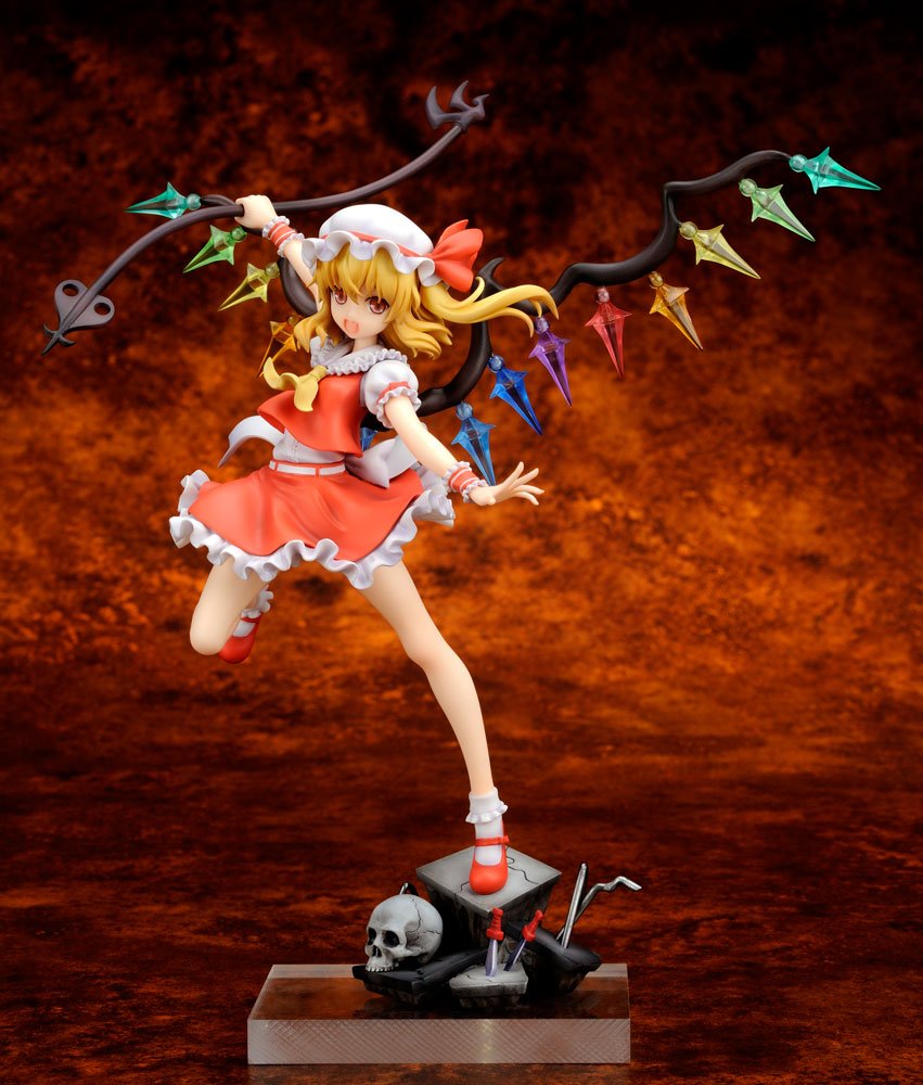 【中古】【非常に良い】東方Project 悪魔の妹 フランドール・スカーレット 1/8スケール ABS&PVC製 塗装済み完成品 フィギュア