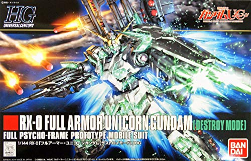 【中古】【非常に良い】HGUC 1/144 RX-0 フルアーマー・ユニコーンガンダム (デストロイモード) (機動戦士ガンダムUC)｜ドリエムコーポレーション