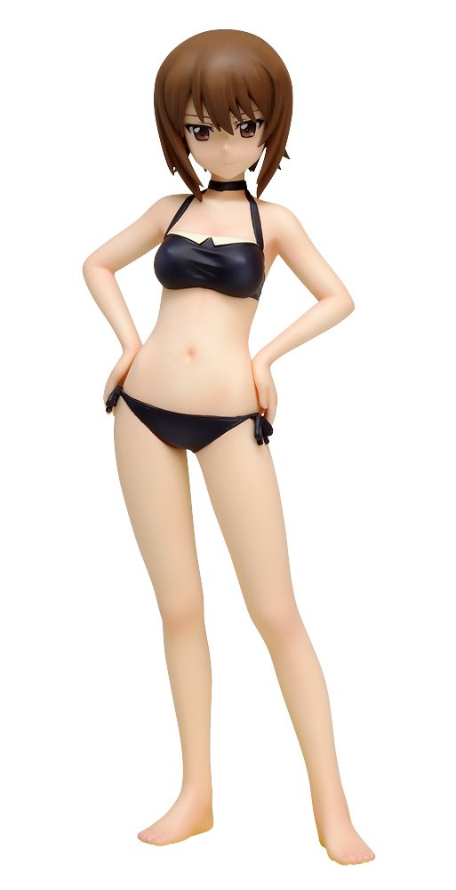 【中古】【非常に良い】ガールズ&パンツァー 西住 まほ (1/10スケール PVC製塗装済み完成品)｜ドリエムコーポレーション