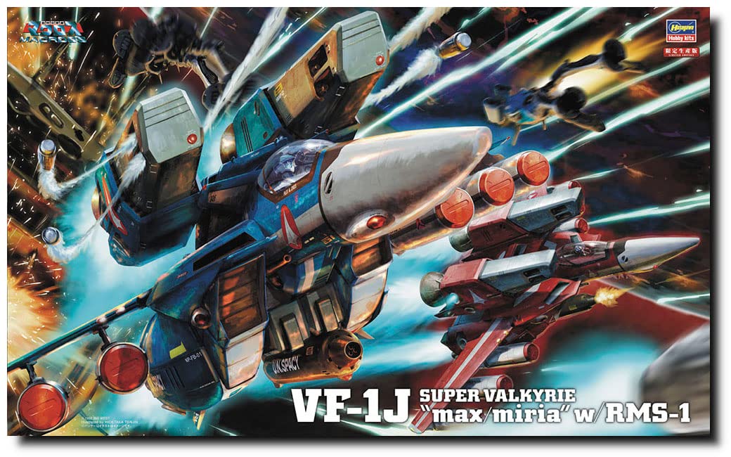 【中古】【非常に良い】ハセガワ 1/48 VF-1J スーパーバルキリーマックス/ミリアw/反応弾 65827