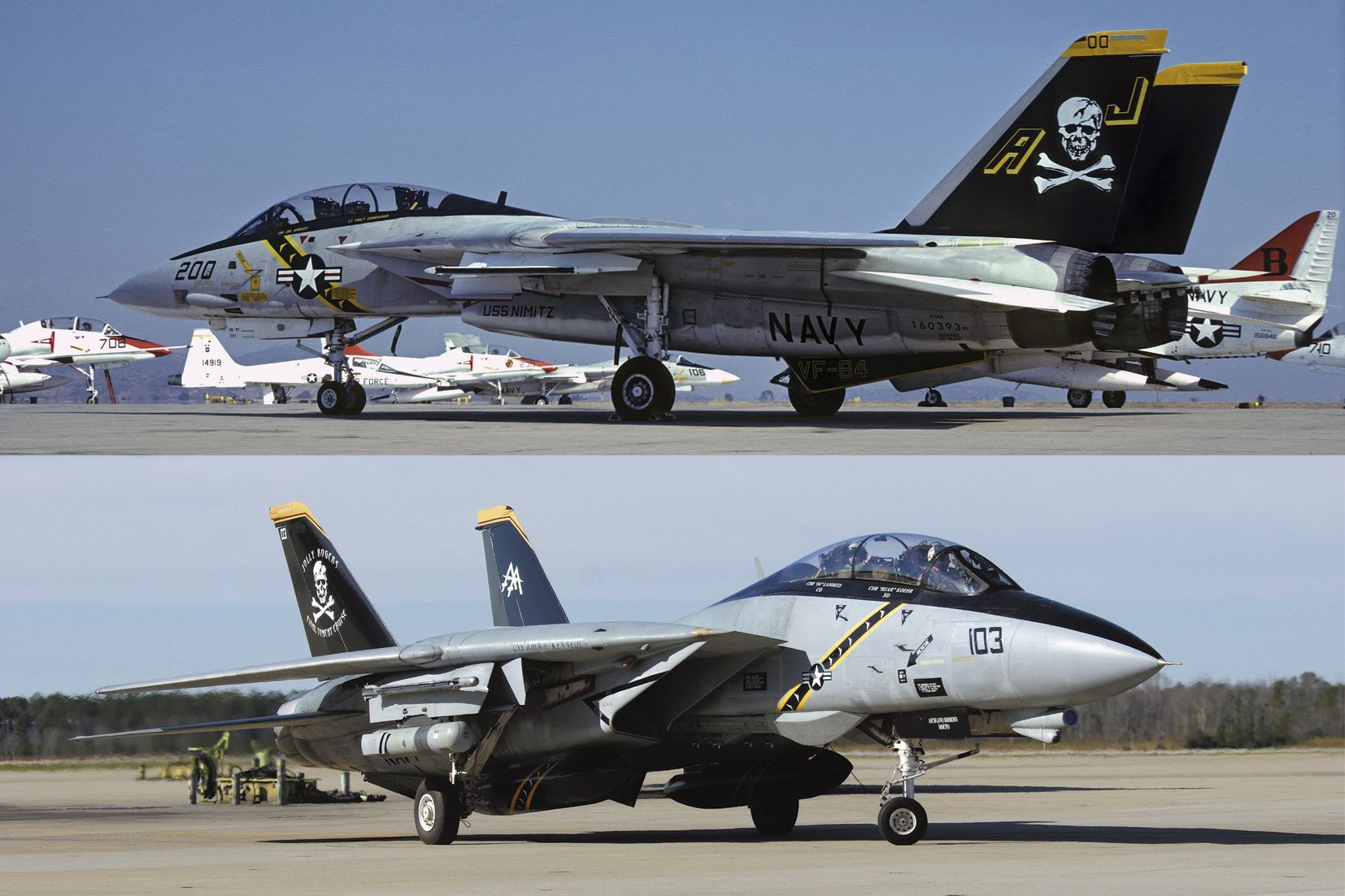 【中古】【非常に良い】ハセガワ 1/72 F-14A/B トムキャットジョリーロジャース ヒストリー 02106