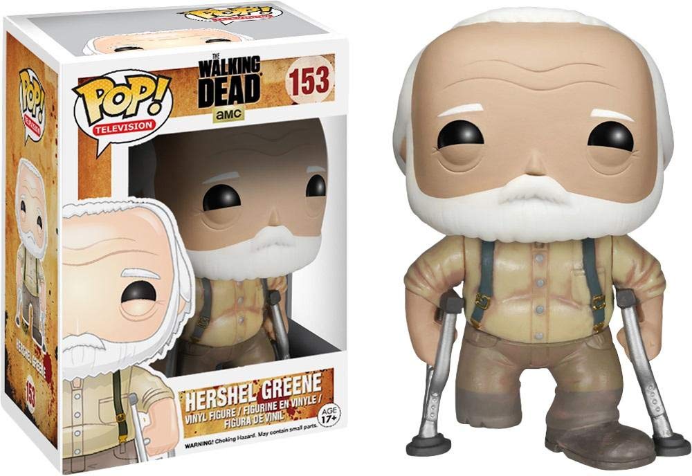 【中古】【非常に良い】ファンコデッドハーシェルポップウォーキング! ビニールフィギュア Funko Walking Dead Hershel Pop! Vinyl Figure｜ドリエムコーポレーション