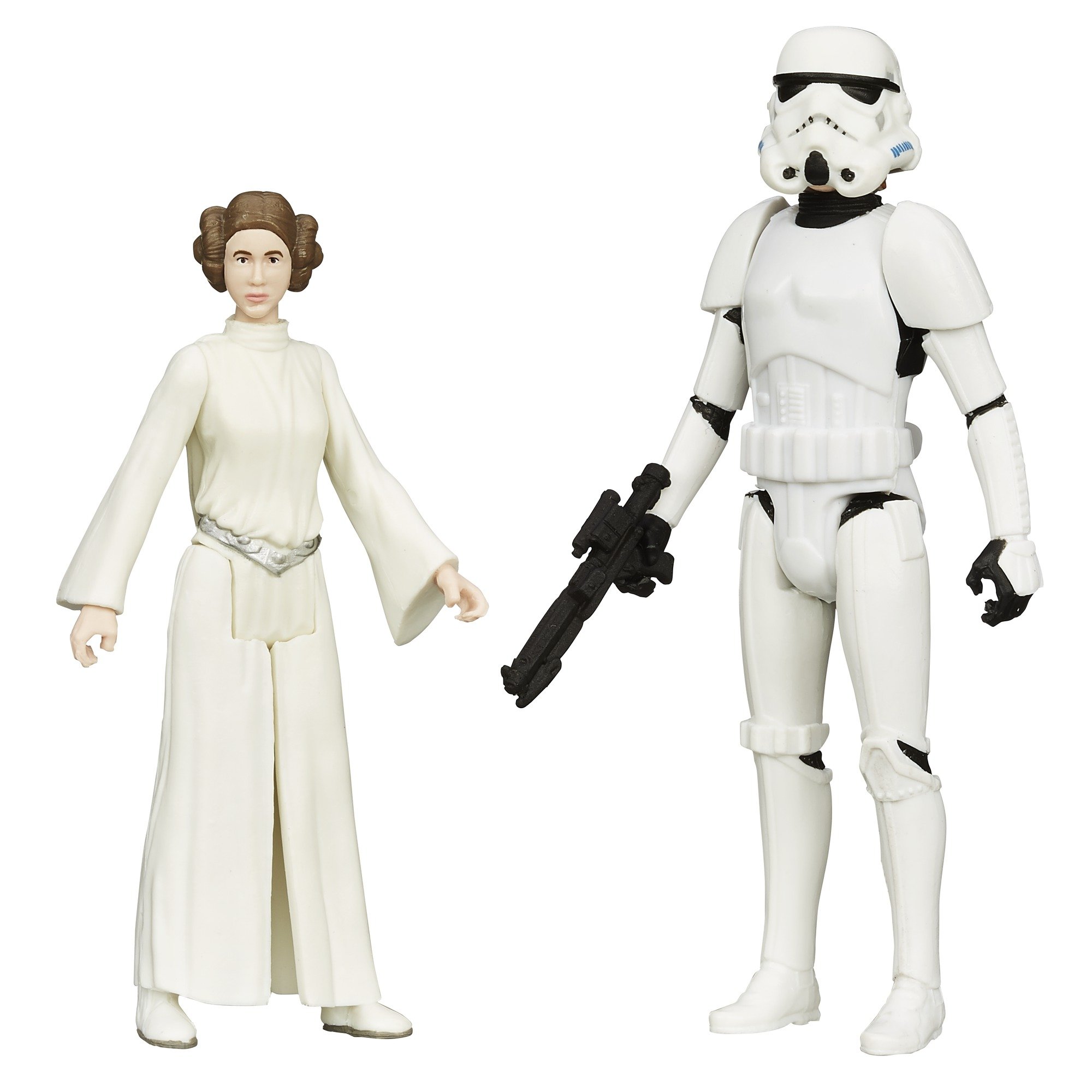 【中古】【非常に良い】Star Wars Mission Series Luke Skywalker in Stormtrooper Disguise and Princess Leia Action Figures