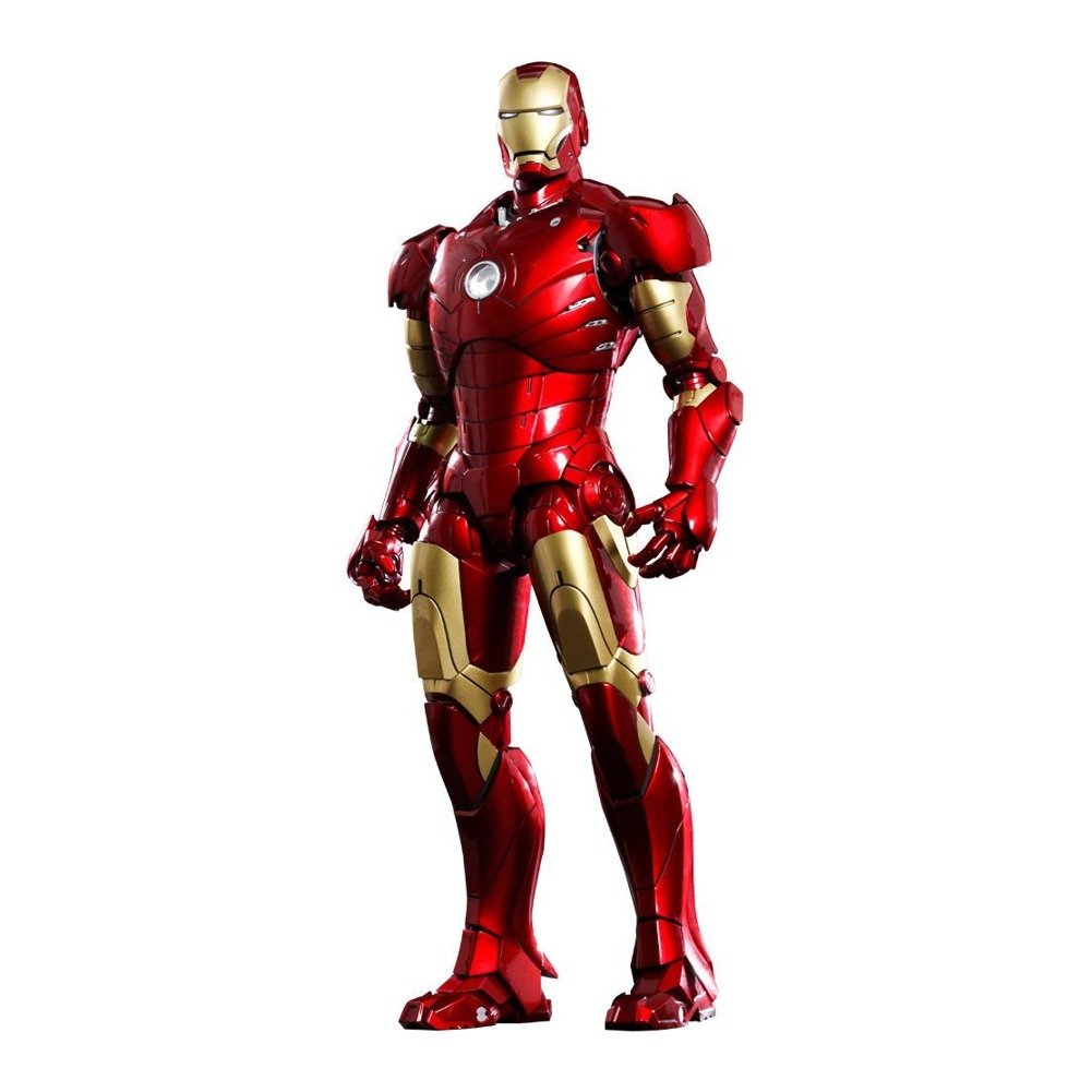 【中古】【非常に良い】ムービー・マスターピース DIECAST アイアンマン アイアンマン・マーク3 1/6スケール ダイキャスト製 塗装済み可動フィギュア