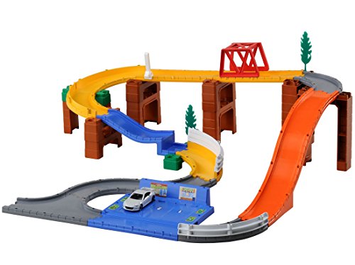 【中古】【人並み外れたに好いたらしい】トミカ トミカシステム 飛び降りるどうろ仕掛ける おもちゃ-ミニカー・トイカー