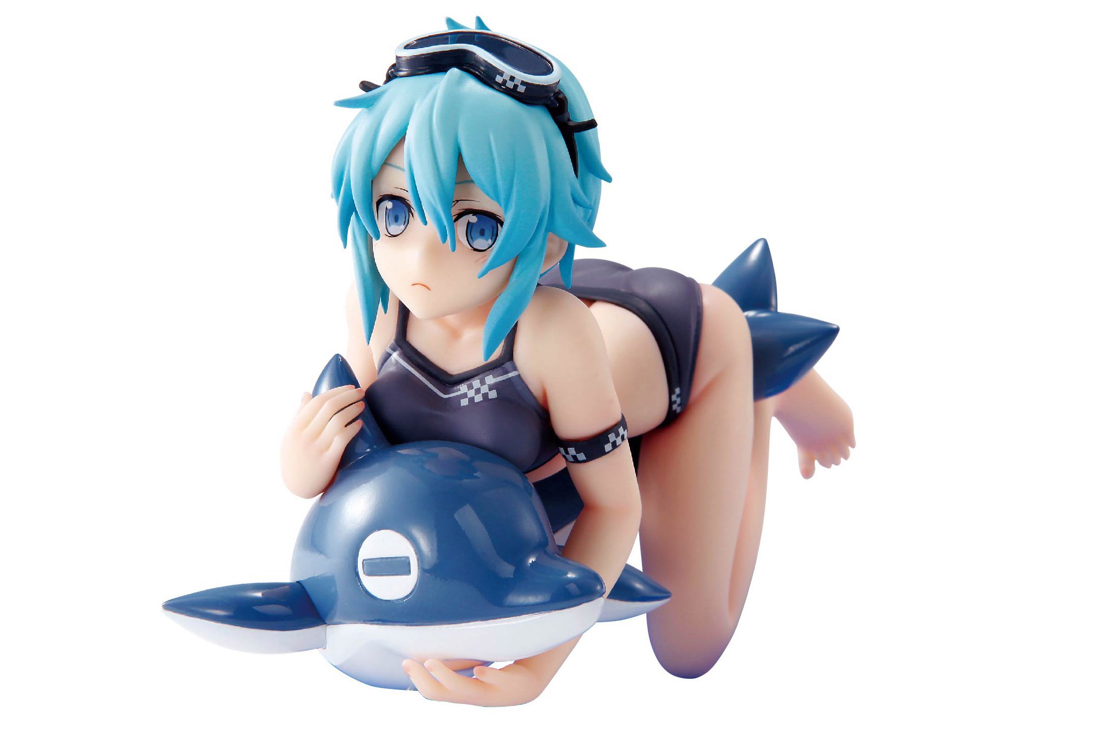 【中古】【非常に良い】キャラアニ(chara-ani) 1/10スケール塗装済み完成品 ソードアート・オンラインII 水着シノン|ドリエムコーポレーション