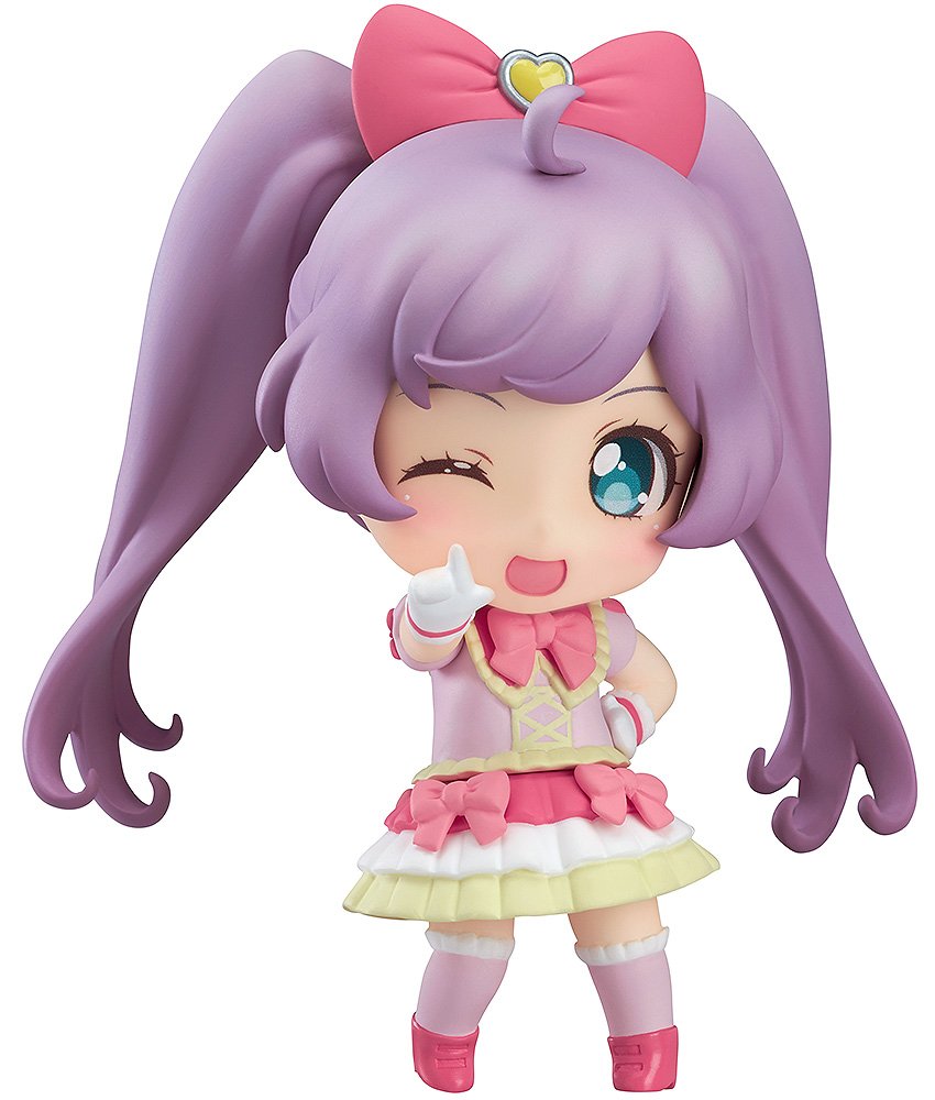 【中古】【非常に良い】ねんどろいどこーで プリパラ 真中らぁら キューティーリボンコーデ ノンスケール ABS&ATBC-PVC製 塗装済み完成品フィギュア