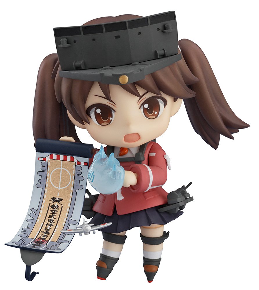 【中古】【非常に良い】ねんどろいど 艦隊これくしょん -艦これ- 龍驤 ノンスケール ABS&ATBC-PVC製 塗装済み可動フィギュア