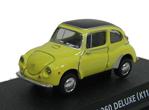 【中古】【非常に良い】コナミ 1/64 絶版名車コレクション Vol4 スバル 360 デラックス 型式K111 1967 黄色