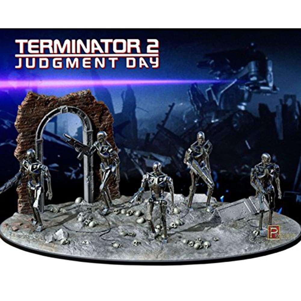 【中古】【非常に良い】ペガサスホビー 1/32 ターミネーター2 T-800 エンドスケルトン 5体セット プラモデル PH9017｜ドリエムコーポレーション