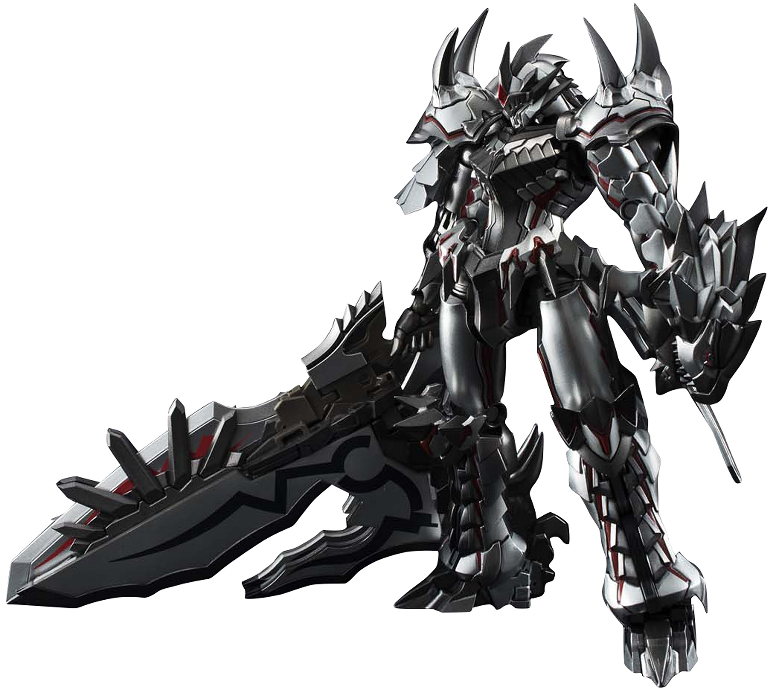 【中古】【非常に良い】TAMASHII NATIONS 超合金 Ka signature モンスターハンター G級変形リオレウス 希少種 ウェザリングシルバー 約150mm ABS&PVC&ダイキャスト製 塗装済み可動フ