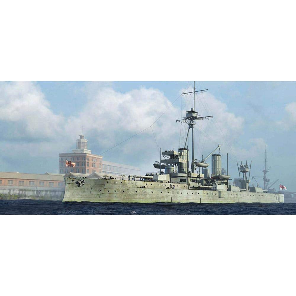 【中古】【非常に良い】トランペッター 1/700 イギリス海軍戦艦 HMS ドレッドノート 1918 プラモデル
