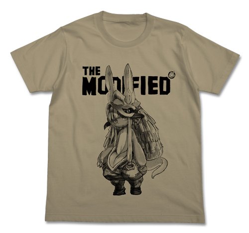 【中古】【非常に良い】コスパ メイドインアビス ナナチ Tシャツ SAND KHAKI Lサイズ画像